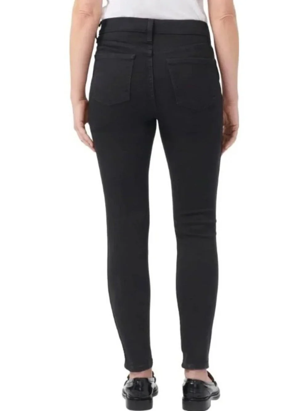 NWT Kirkland Signature Women's 10 Black High-Rise Skinny Jeans  B0886